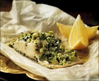 FISH STEAMED IN PAPER