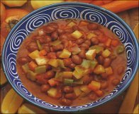 RED BEANS WITH OLIVE OIL