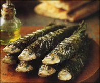 SARDINES IN GRAPE VINE LEAVES