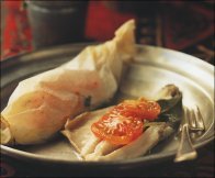 SEA BASS IN PAPER