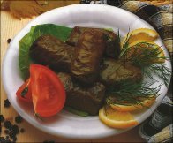 VINE LEAVES WITH RICE STUFFING